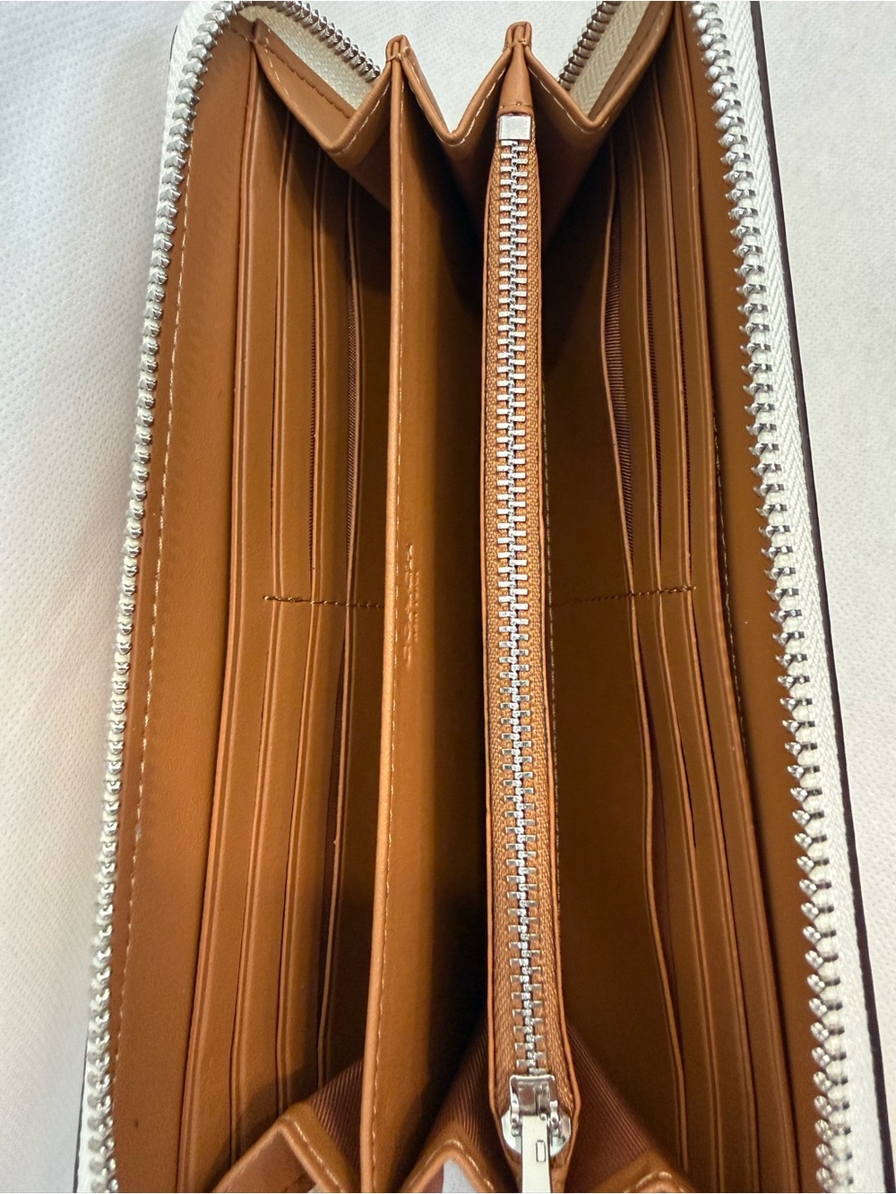Coach Rainbow Signature Zip Wallet - Picture 6 of 6